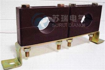 竖井电缆固定用双孔电缆夹具